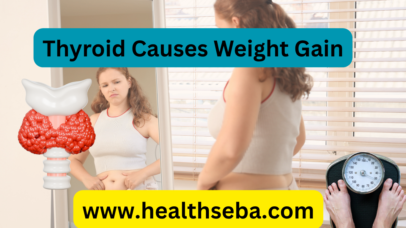 Thyroid imbalance causing weight gain and slow metabolism in the body