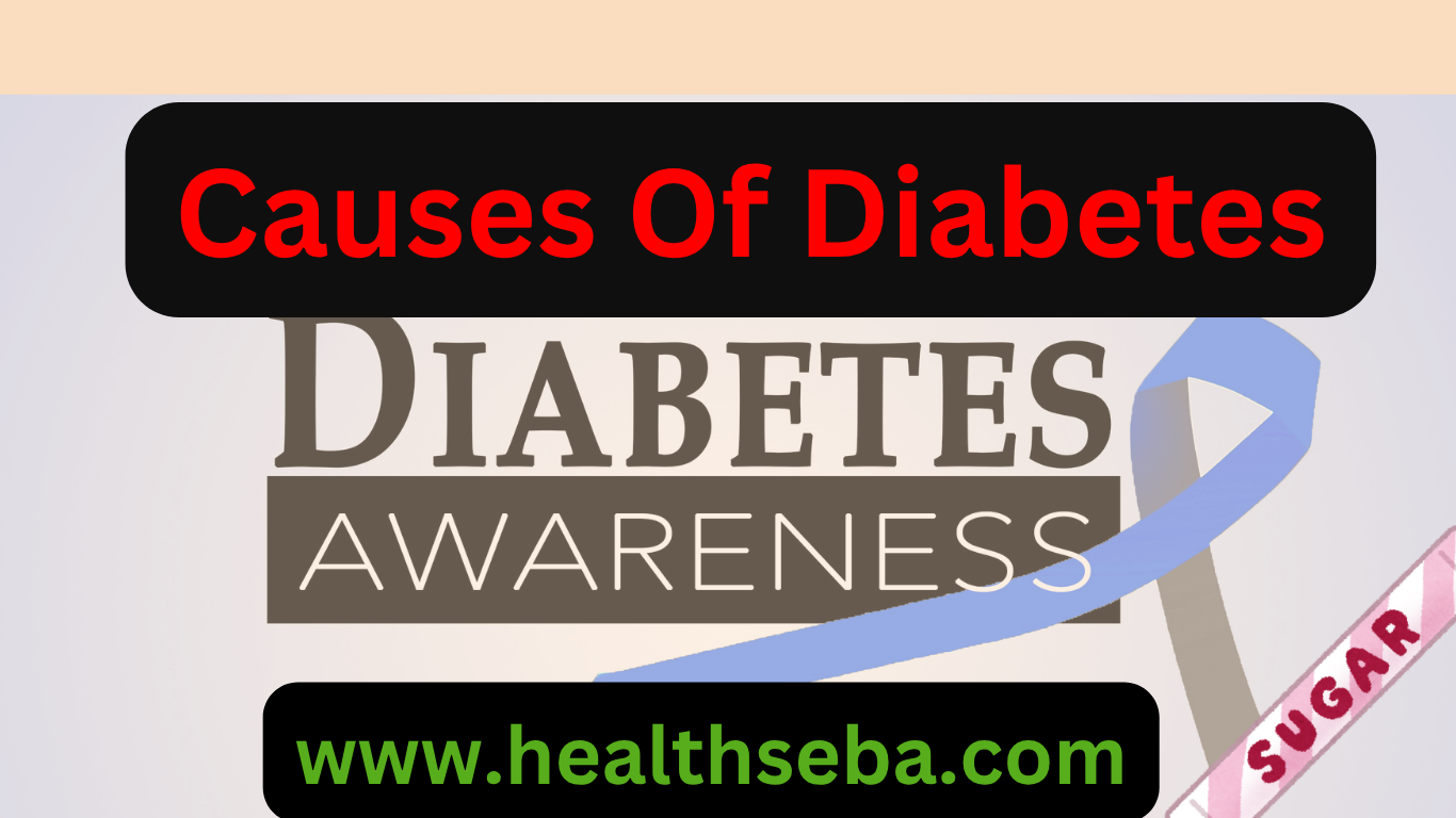 Main causes of diabetes including genetics, lifestyle, and hormonal imbalance