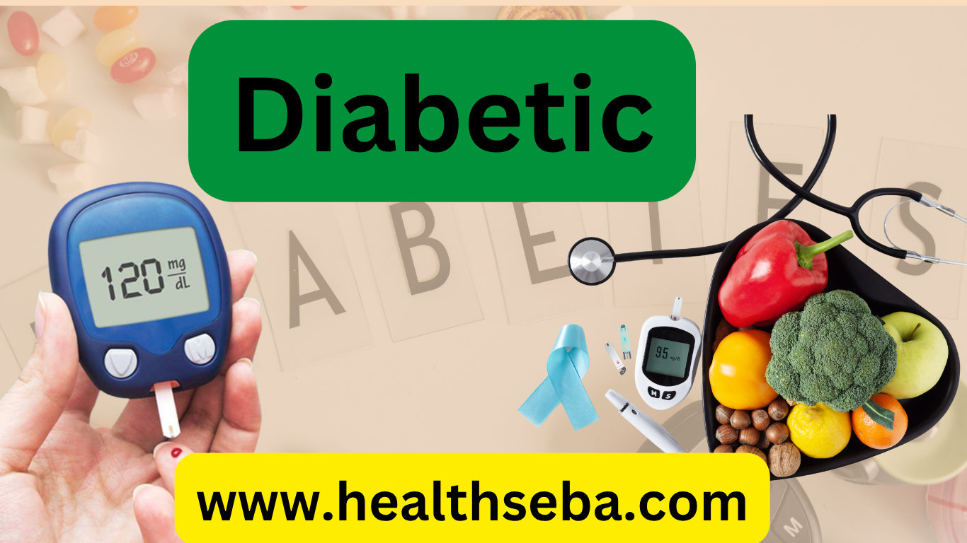 Diabetic patient checking blood sugar with glucometer